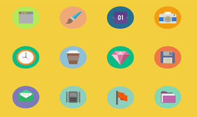 多款SVG扁平风格图标动画特效