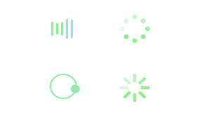 CSS3绿色Loading加载动画特效