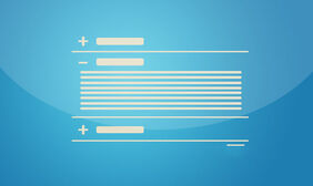 jQuery简洁线条垂直手风琴代码