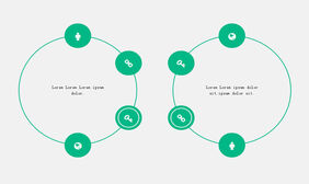 jQuery节点分布圆形循环信息展示