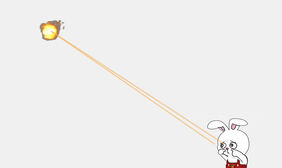 js鼠标点击兔子发射爆破特效