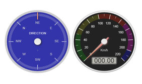 HTML5 Canvas动画仪表盘特效