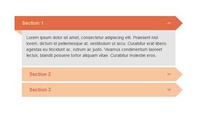 jQuery垂直手风琴列表展示代码