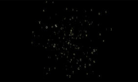 HTML5制作ascii码表文字特效