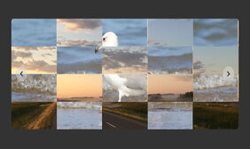 jQuery百叶窗风格图片切换代码