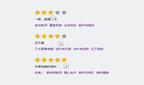 jQuery带评论的星星评分代码