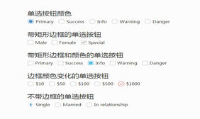 CSS3单选多选按钮美化特效