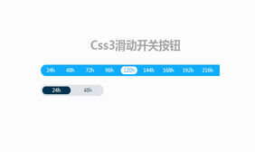 jQuery+CSS3选择滑块按钮代码