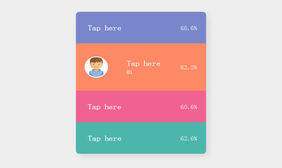 CSS3带头像手风琴菜单代码