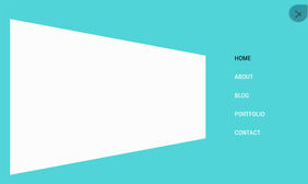 CSS3打开菜单3D倾斜特效