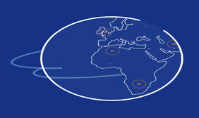 html5 svg世界地图热点动画特效