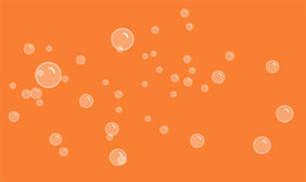 jQuery橙汁水汽泡动画特效