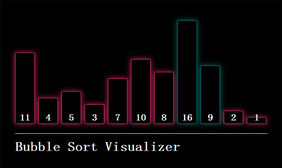 vue实现冒泡排序可视化特效