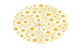 Canvas圆形的泡沫动画特效