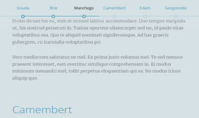 jQuery小说阅读导航进度条特效