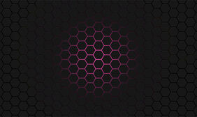 HTML5 Canvas霓虹灯蜂巢特效