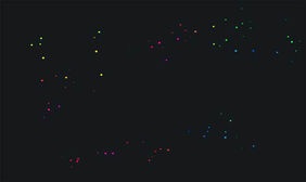 HTML5 Canvas彩色浮动粒子特效