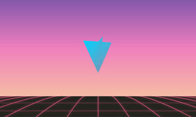 HTML5酷炫的倒三角动画特效