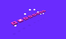 HTML5 Canvas弹珠跳动加载特效