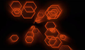 HTML5科技感六边型动画特效