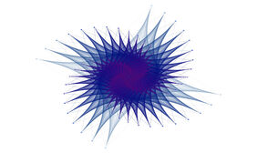 HTML5 Canvas冰冻花朵特效