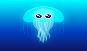 纯CSS3卡通水母动画特效