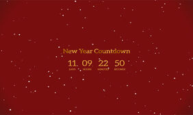 2019新年倒计时雪花代码