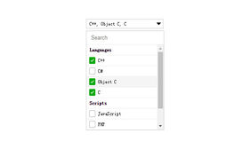 jQuery自定义下拉分类多选代码