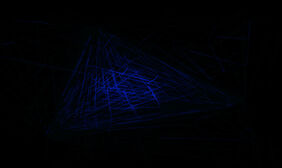 HTML5 Canvas蓝色二维动画特效