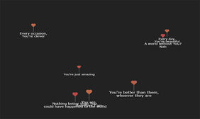 Canvas情人节爱心气球告白特效