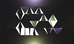 Canvas交互式三角形动画特效