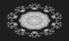 HTML5 Canvas花环动画特效