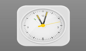 JS+CSS3在线指针时钟图标特效