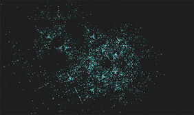 HTML5 Canvas分形星系动画特效