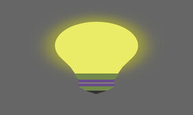 纯css3灯泡悬停发光特效