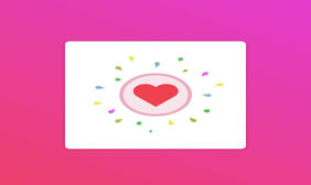 css3 svg爱心点赞动画特效