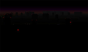 HTML5城市夜景动画特效