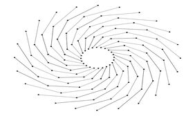 H5 Canvas点线图形旋转特效
