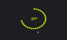 HTML5 SVG圆形滑块进度条代码