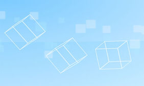 CSS3蓝色透明方块背景特效