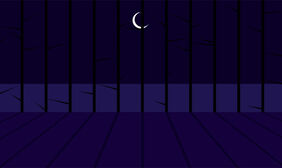 卡通月亮场景Canvas特效