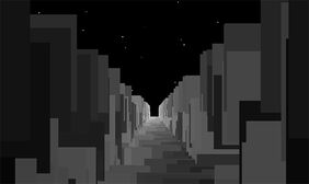 3D城市高速穿梭HTML5特效