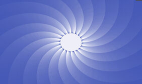 弧形黑洞旋转HTML5特效