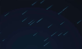 纯CSS3天空流星雨下落特效