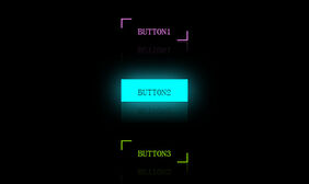 css3鼠标悬停按钮发光特效