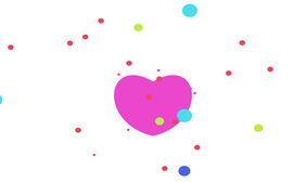 H5彩色心跳粒子动画特效